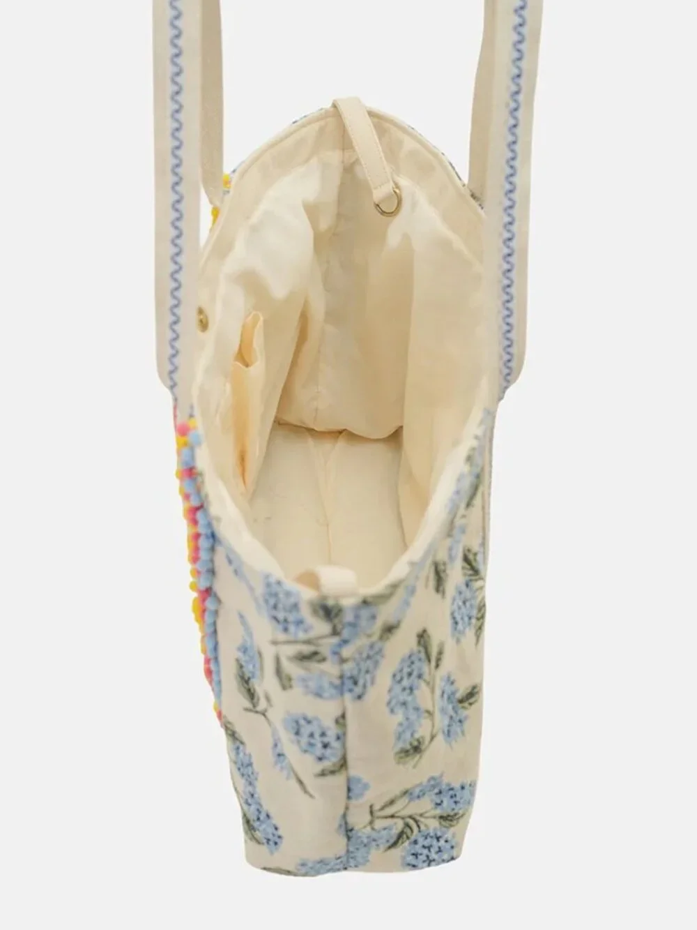 Boho Blossom New England Lobster Hand beaded Tote- Beach tote